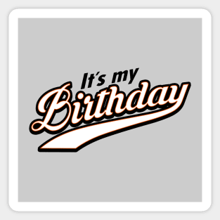 Birthday Bday Typography Gift For Birthday Celebrants Sticker